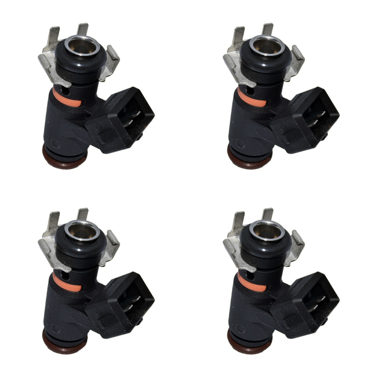 Kit 4 Inyectores Fiat 500 Strada Fiorino Uno Evo 1.4 8v
